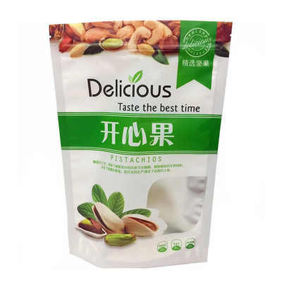 Levante-se o zíper que o  Resealable aquece o saco de empacotamento dos malotes de Doypack do armazenamento Sealable do alimento com janela clara