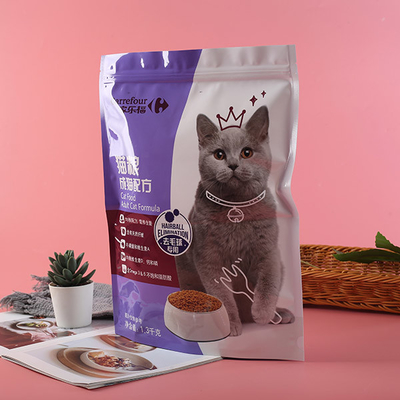 Empacotamento de alimento molhado amigável do empacotamento de alimento para cães de Matte Foil Mylar Zipper 20g Eco