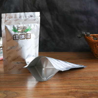 O fechamento do fecho de correr do ODM do resíduo metálico levanta-se malotes de papel Resealable do malote BRC