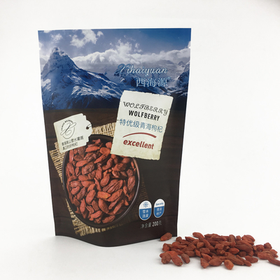 Matte Plastic Aluminum Foil 25g Resealable levanta-se malotes para o empacotamento de alimento