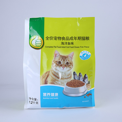 suporte do saco do empacotamento de alimentos para animais de estimação 12oz acima do cão plástico Cat Treats do malote do fechamento do fecho de correr 16oz