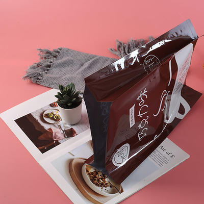 Sacos de plástico pequenos de embalagem do envoltório do chocolate da proteína 60mic da folha de alumínio para cookies