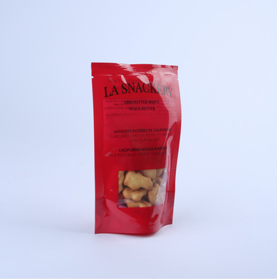 o saco de plástico impresso feito sob encomenda da prova do cheiro levanta-se a janela clara para o biscoito, doces .coffee, ervas daninhas