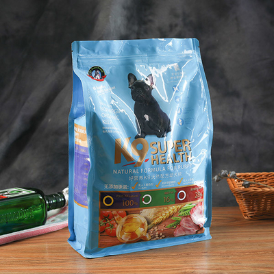 O fechamento do fecho de correr do saco do empacotamento de alimentos para animais de estimação de Mylar Edibles está acima do malote