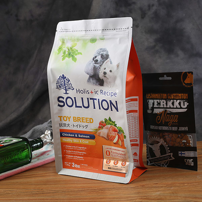 Matt Pet Food Packaging Bag lustroso