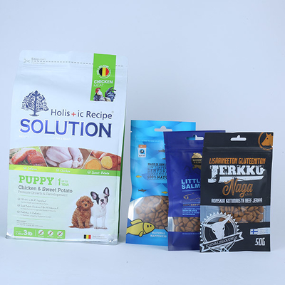 suporte da parte inferior lisa do saco 1000g do empacotamento de alimentos para animais de estimação 0.5kg acima do malote