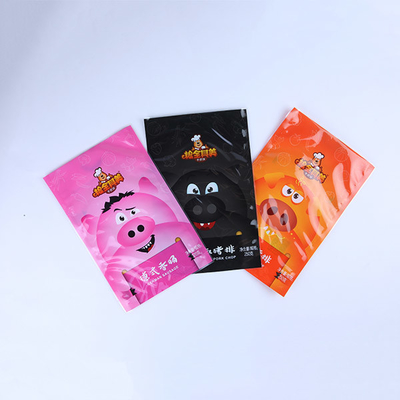 O costume congelado do alimento do alimento 3 da carne lados secos imprimiu sacos de plástico de nylon de empacotamento do bloco de vácuo dos sacos