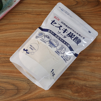 Malote claro plástico da posição 1kg que empacota o zíper reusável de Mylar dos malotes do petisco