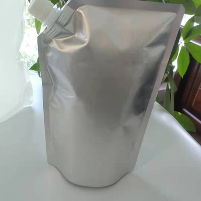 Sanitizer da mão do álcool 1L que empacota o saco líquido do malote com bico